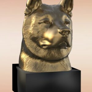 Akita américain + socle